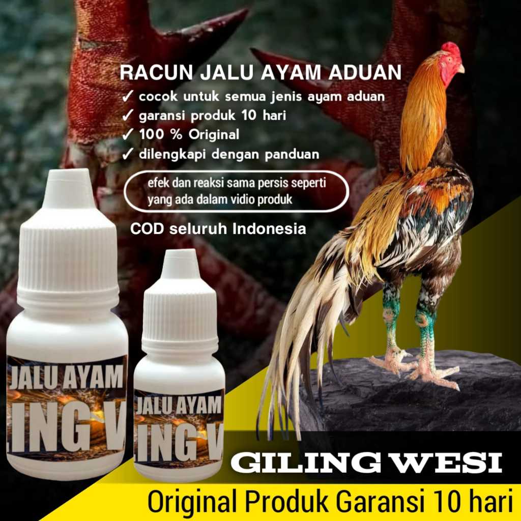doping ayam bangkok aduan mangon anti lock racun jalu giling wesi