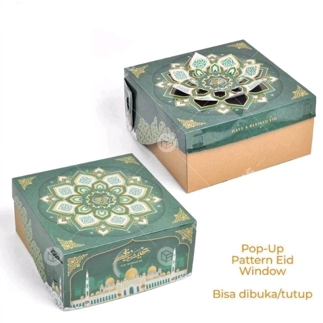 

Kotak Kue Dus Idul Fitri Cake Box Lebaran Uk. 25x25x12 cm
