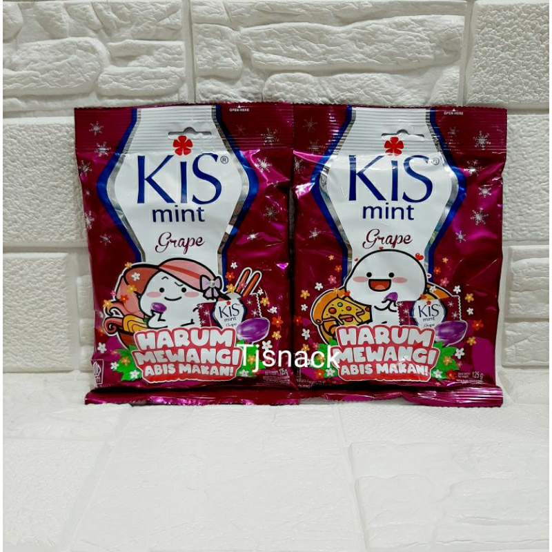 

Kis Mint Grape Candy 125g