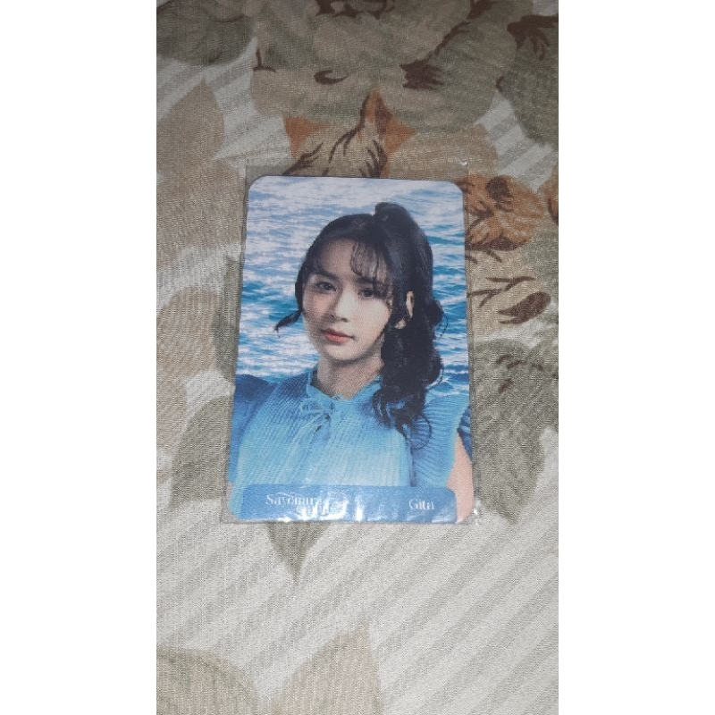 Photocard Sayonara Crawl Gita Jkt48