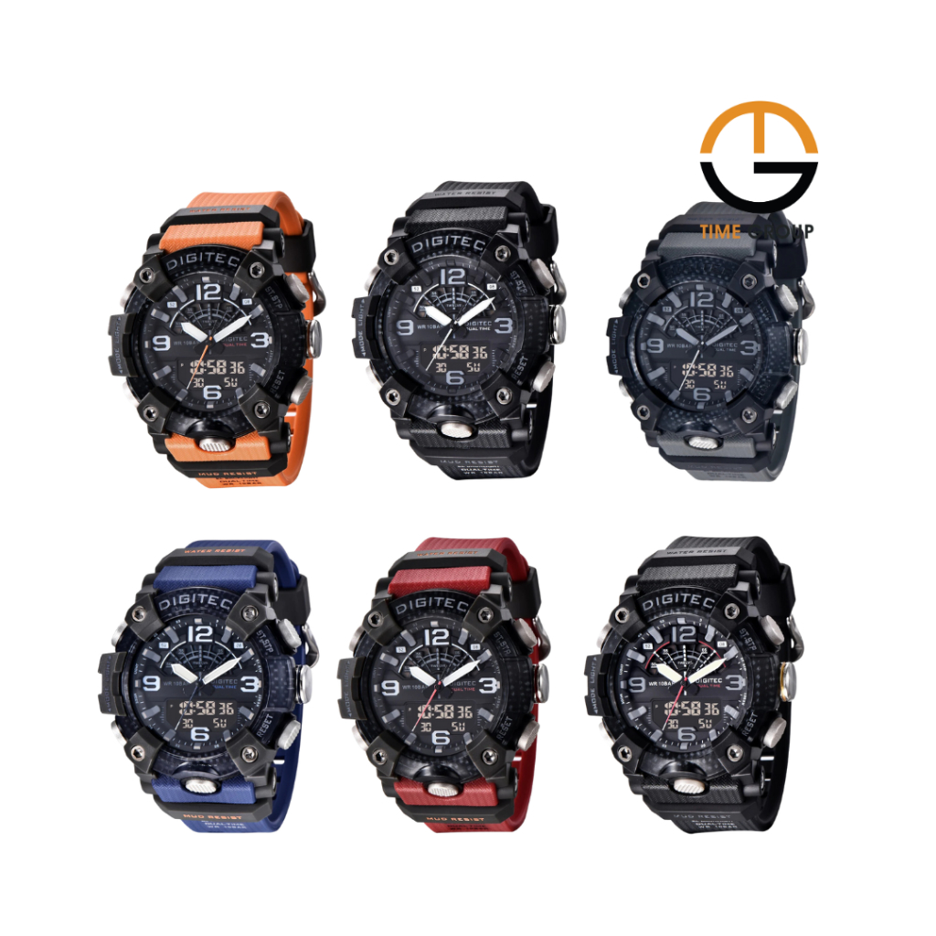 JAM TANGAN PRIA DIGITEC DA2118 DA-2118 DA2118T DA-2118T ORIGINAL