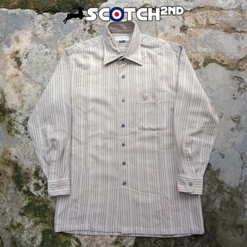 KEMEJA PRIA MOTIF | KEMEJA PRIA LYLE & SCOTT SECOND | THRIFT