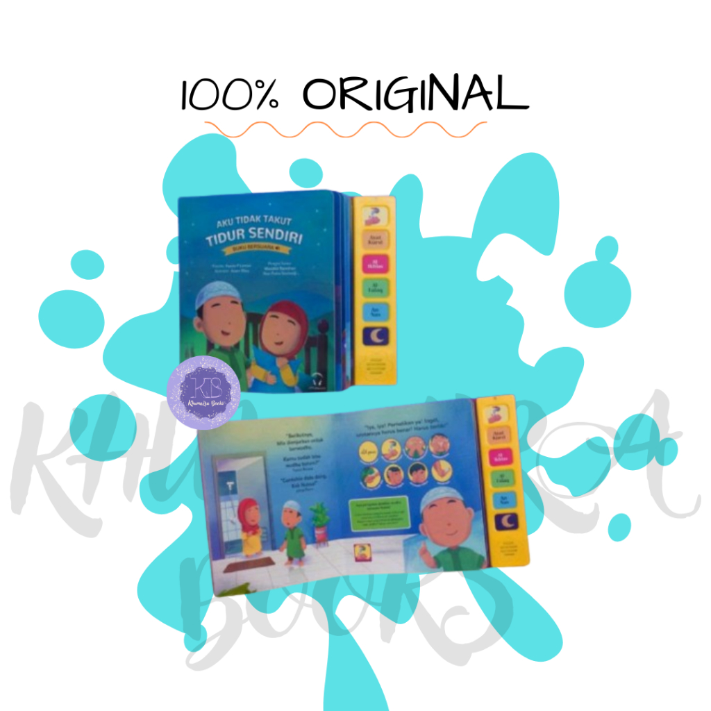 AKU TIDAK TAKUT TIDUR SENDIRI BUKU BERSUARA NUSA & RARA ORIGINAL GULALI BOOK