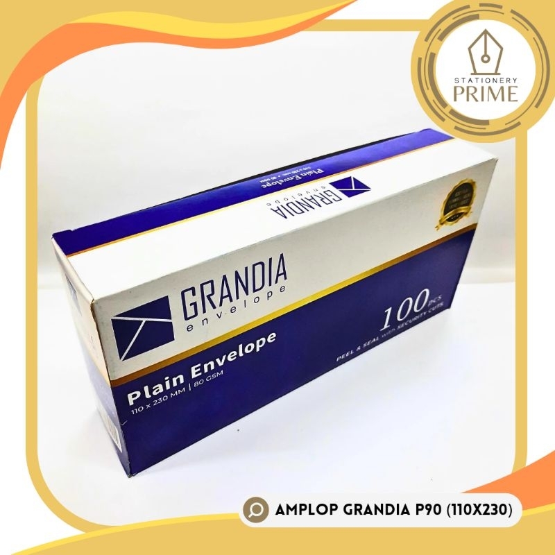 

Amplop Grandia P90 Putih Polos (1 Pack isi 100 pcs)