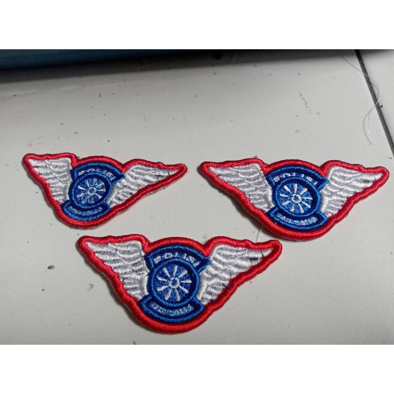bed bordir wing lantas polri / polisi lalu lintas