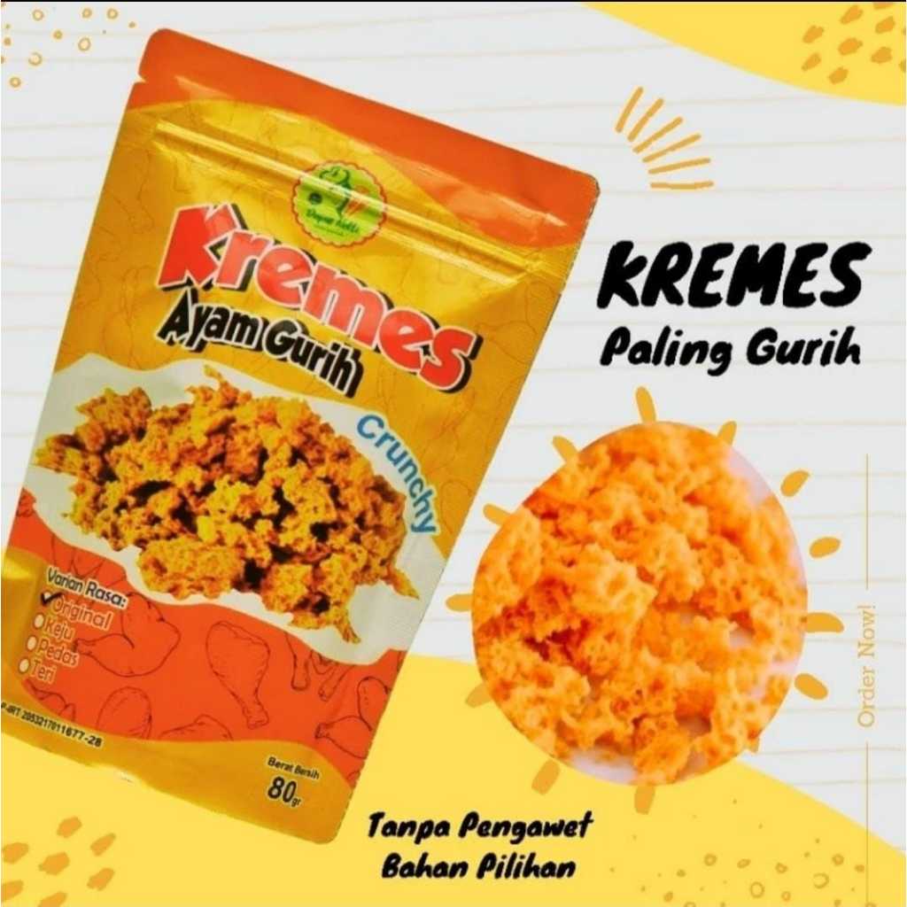

Kremesan Ayam / Ayam Kremes Dapur Nekti 1 pack