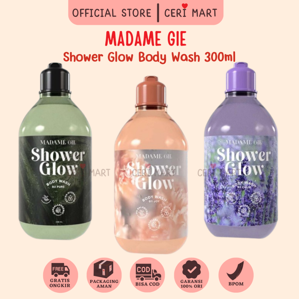 Madame Gie Shower Glow - Hypoallergenic Sabun Mandi MadamGie BPOM