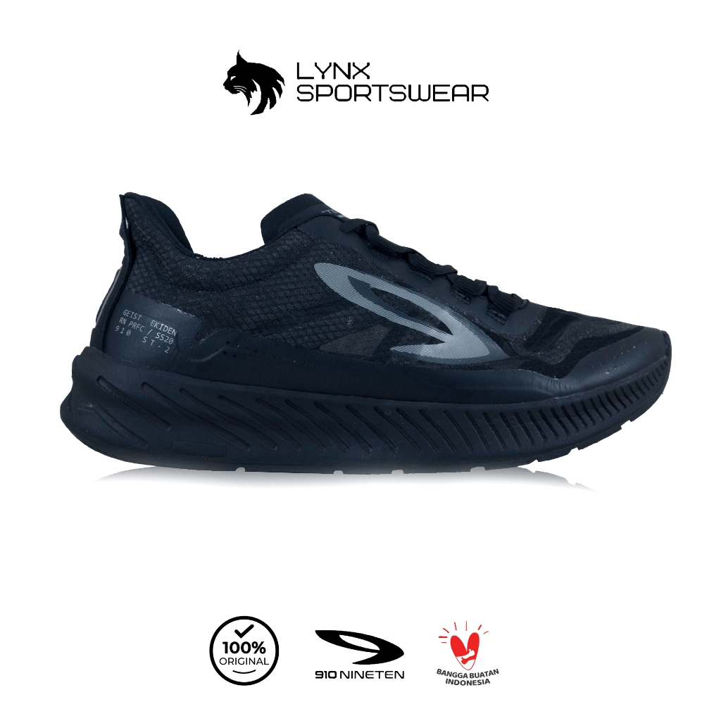 Running Shoes 910 GEIST EKIDEN - HITAM/HITAM