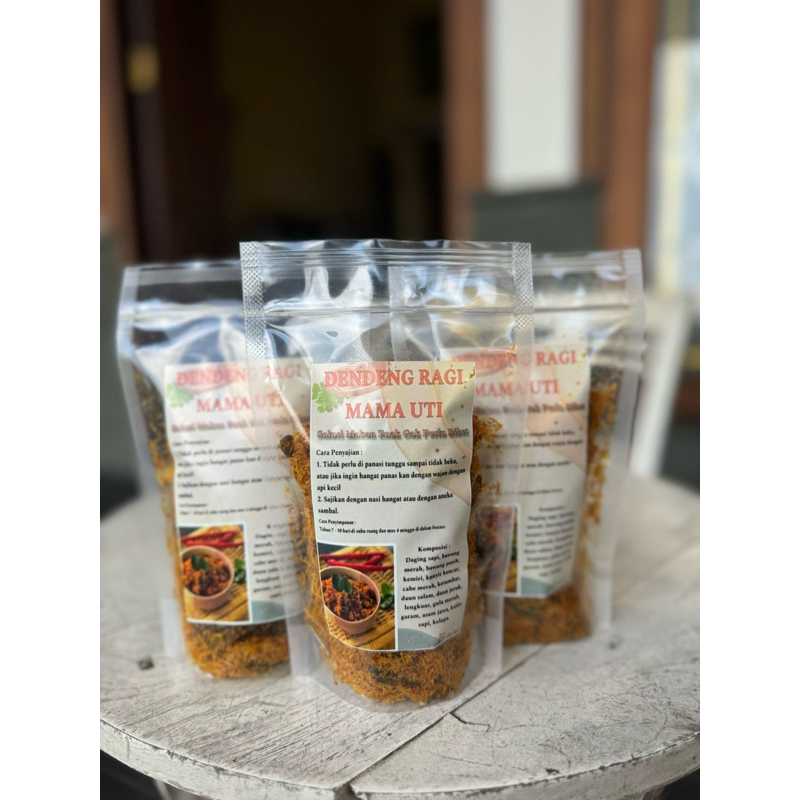 

Dendeng Ragi/Serundeng 100% Daging Sapi kemasan 125 gr