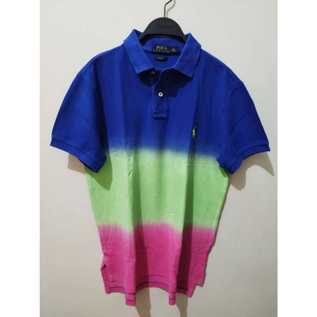 Preloved Kaos POLO Ralph Lauren 3Tone Colour