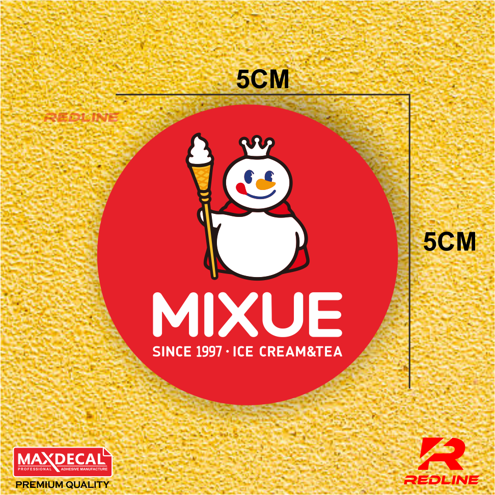 STIKER MIXUE ICE CREAM