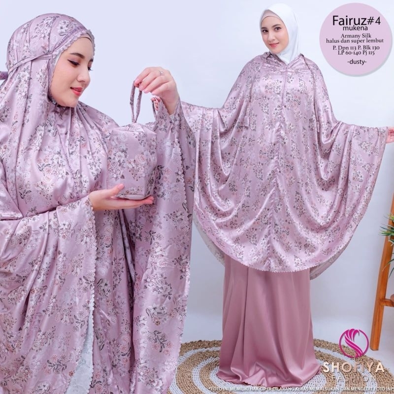 Mukena Traveling Terbaru Fairuz, Fairuz#2, Fairuz#3, Fairuz#4, Fairuz#5, Fairuz#6 dan Azizah Mukenah