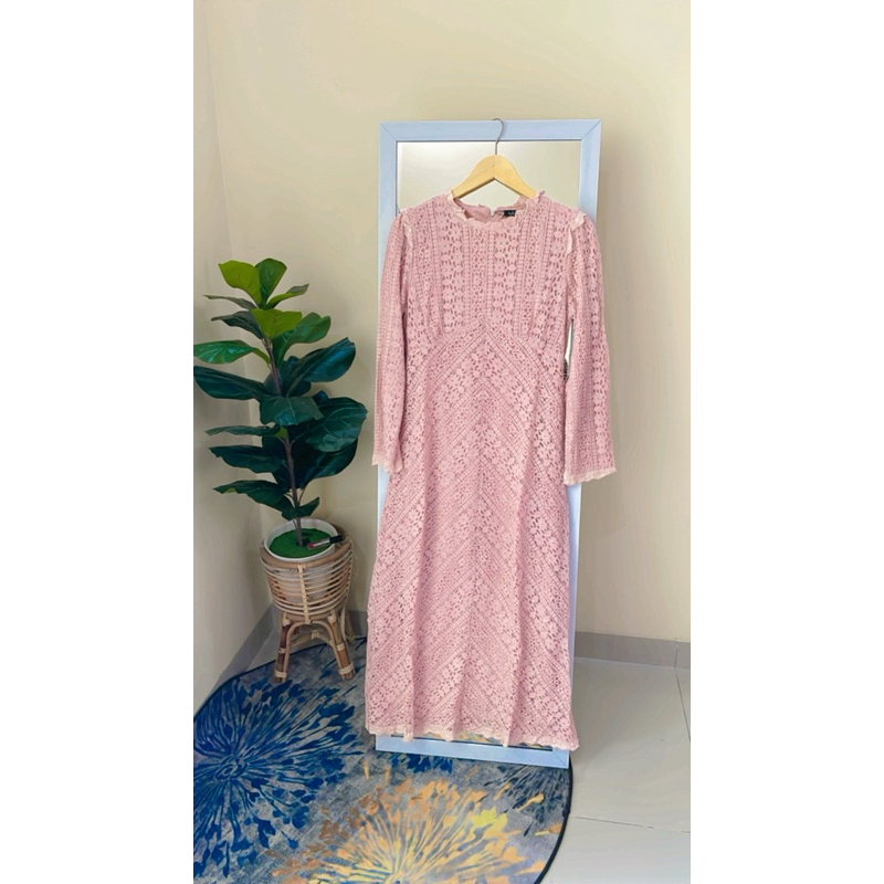 SENJA DRESS RAYA SERIES Brukat import LFY