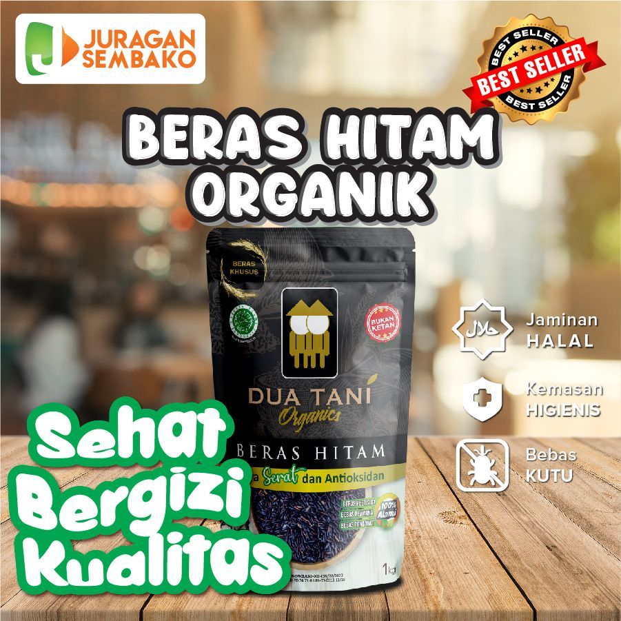 

Beras Hitam Organik Dua Tani 1kg