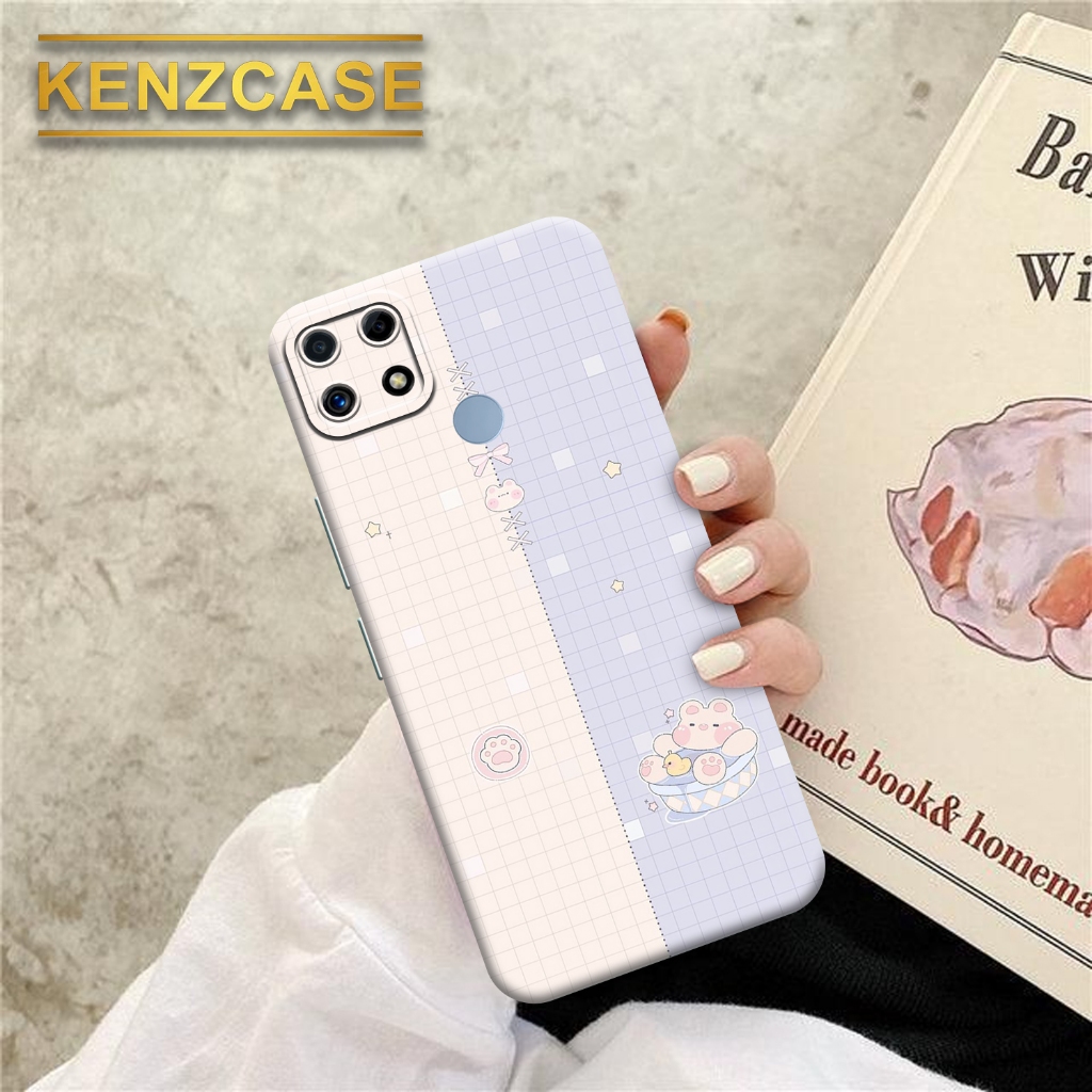 Soft case Hp REALME C25 - KENZCASE- Fashion Case Aesthetic - Silicon - Pelindung Belakang Handpone -