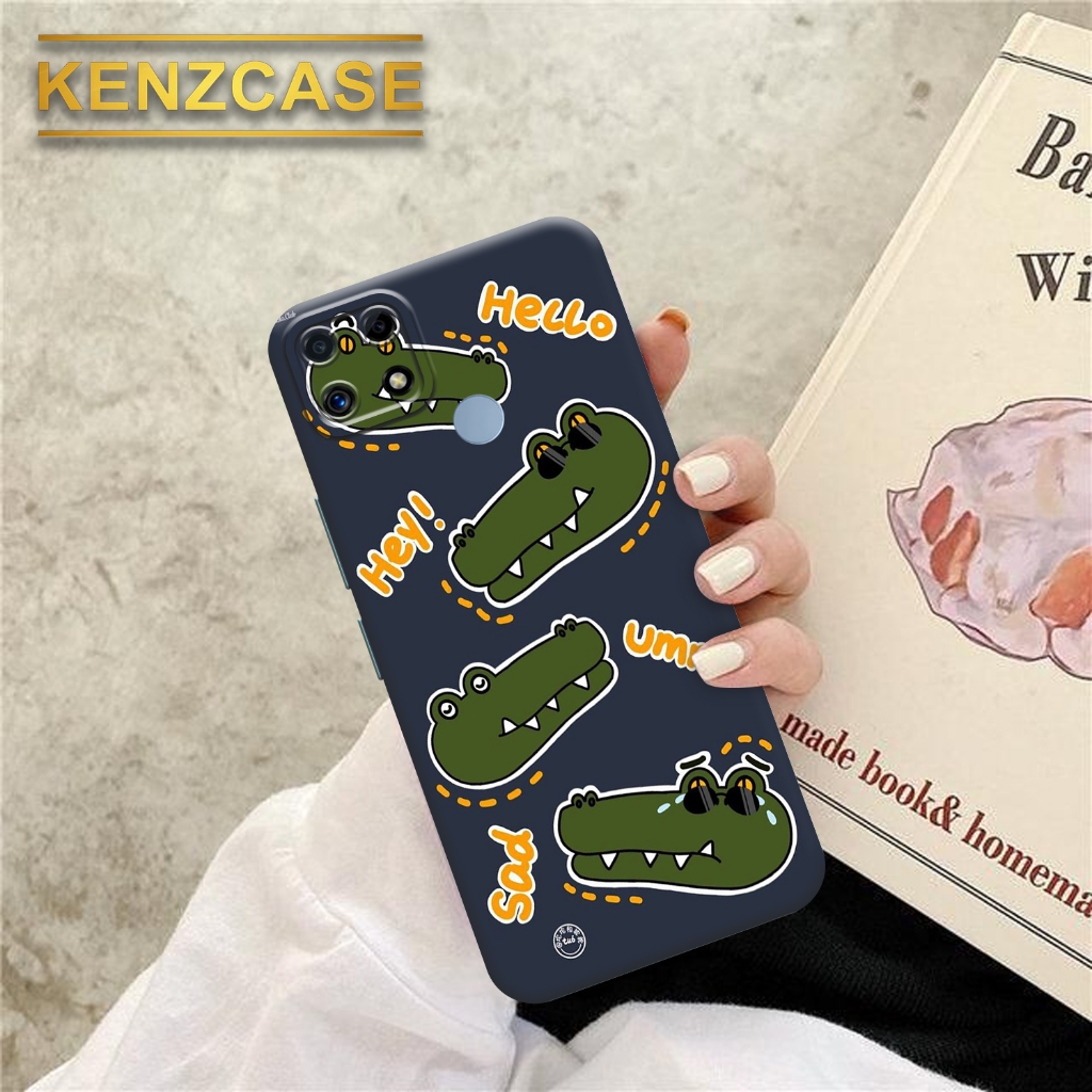 Soft case Hp REALME C25 - KENZCASE- Fashion Case Aesthetic - Silicon - Pelindung Belakang Handpone -