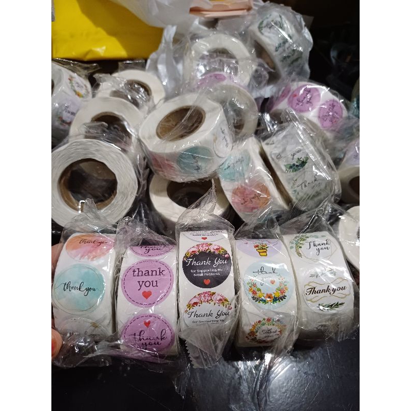 

Stiker thanks / stiker thank you / stickers isi 500pcs