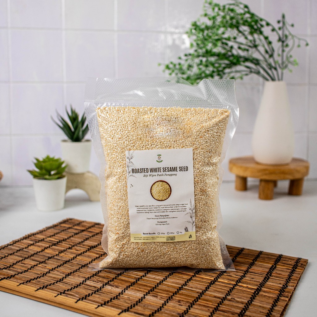 

RB Tani Organic Roasted White Sesame Seed - Biji Wijen Putih Panggang
