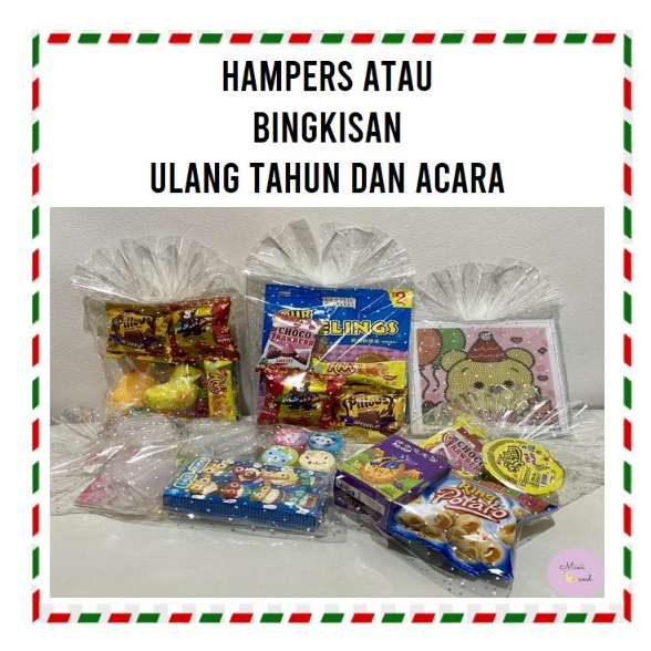 

Hampers Acara Anak/ Bingkisan Ulang Tahun Murah/ Hampers Ulang Tahun isi Mainan