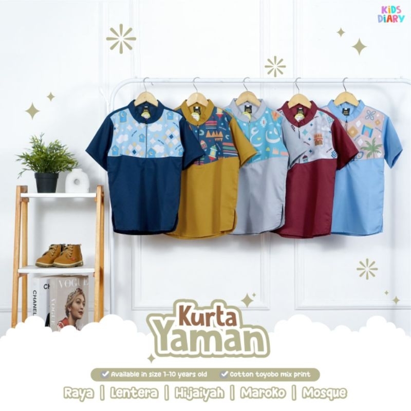 Kids Diary Kurta Yaman Koko Anak Premium Quality