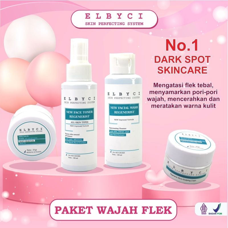 PAKET WAJAH FLEK ELBYCI SKINCARE