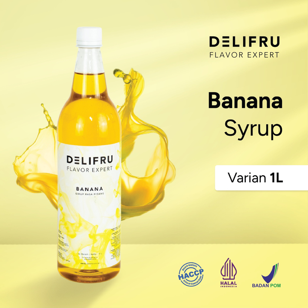 

Syrup Banana Delifru 1 Liter - Sirup Pisang Premium