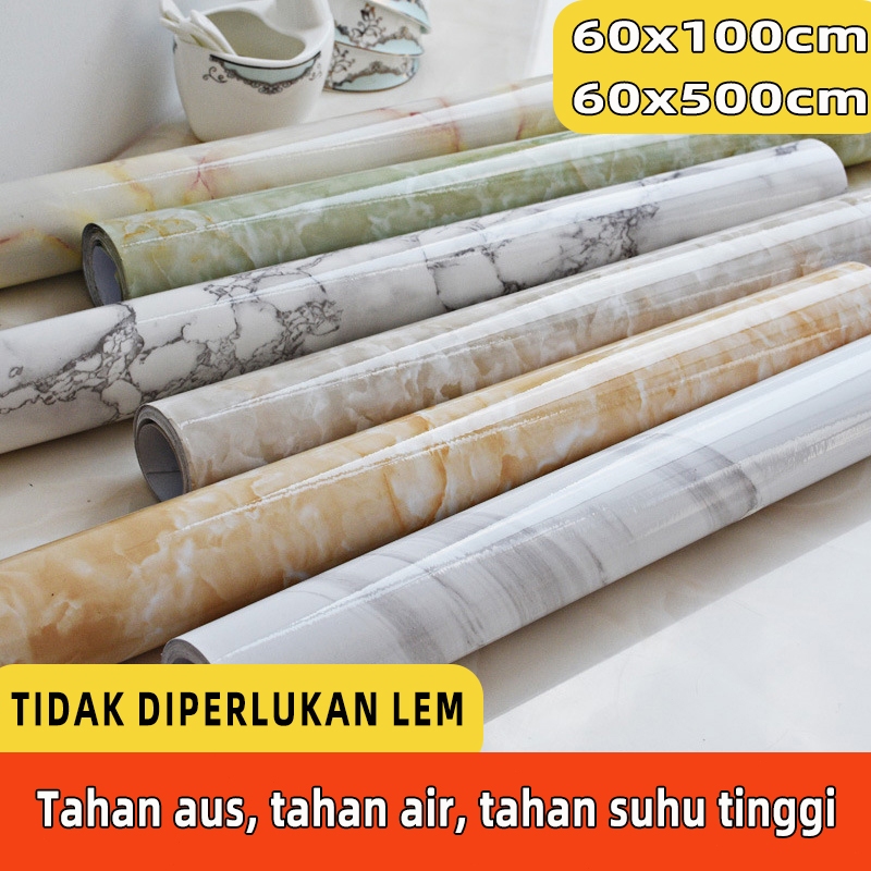 [Barang spot] Wallpaper Tembok Dapur Wallpaper Stiker Dapur