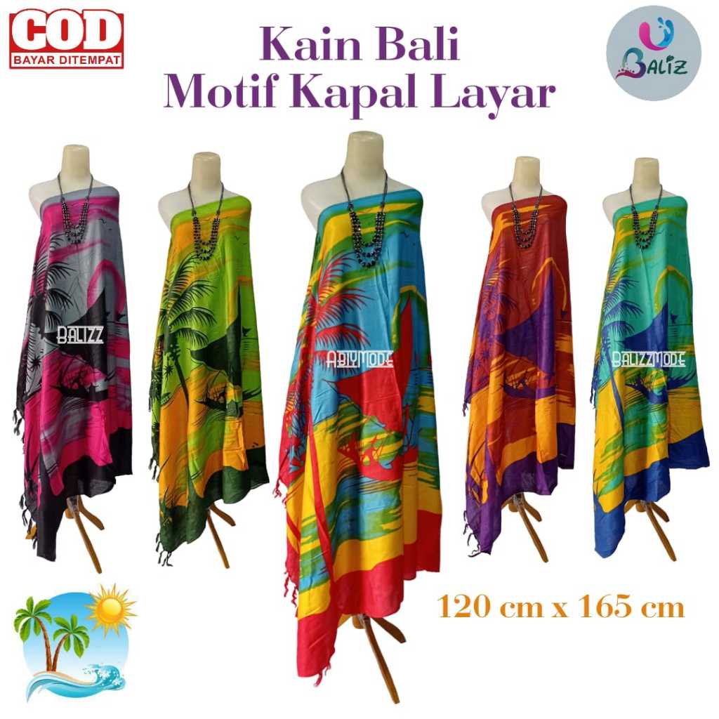 PROMO KAIN BALI PANTAI / KAIN PANTAI / SARUNG BALI / SARUNG PANTAI / KAIN BALI UKURAN STANDAR / KAIN