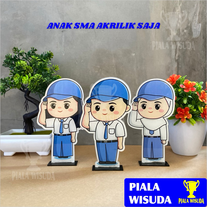 Piala Wisuda Akrilik (Siswa SMA) Akrilik Saja  Piala Wisuda Plakat Akrilik Wisuda Plakat Akrilik Pla