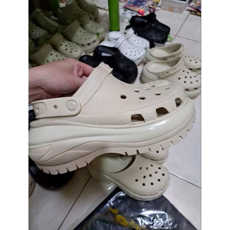 Crocs mega crush ori crocs singapore viet malay thai BONUS 2 JIBBITS (jika totebaghabis)(STOK TERBAT