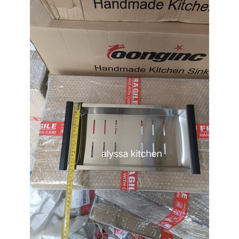 Tirisan kitchen sink stainless untuk 6045, 8245 / Tirisan plat stainless / Tirisan piring