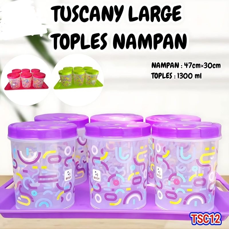 Toples Tuscany Toples Nampan Ukuran Besar & Kecil