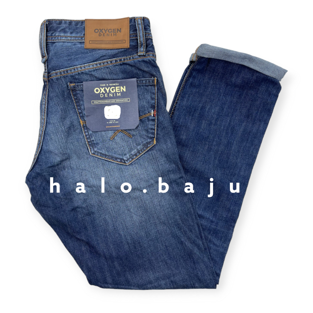 OXYGEN DENIM (706-0802) Celana Oxygen Slim Fit- Prime Core