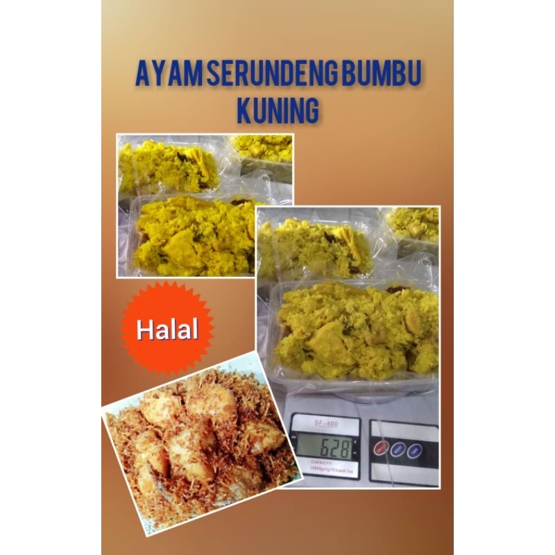 

Ayam Serundeng Bumbu Kuning - Frozen (khusus pengiriman instan)
