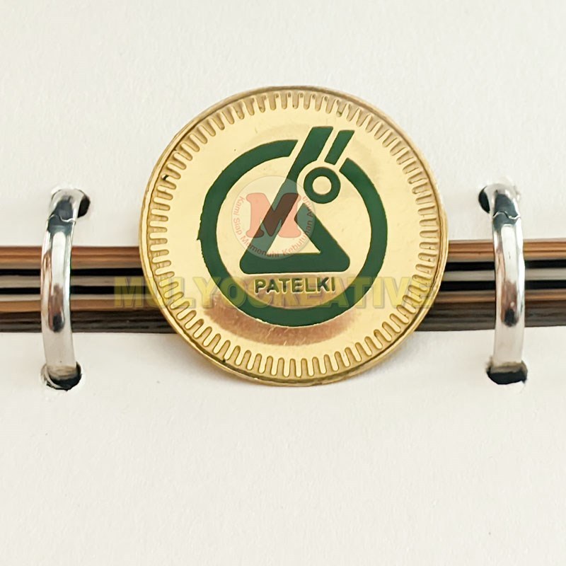 Pin PATELKI Pin Bros Logo PATELKI Model Bulat