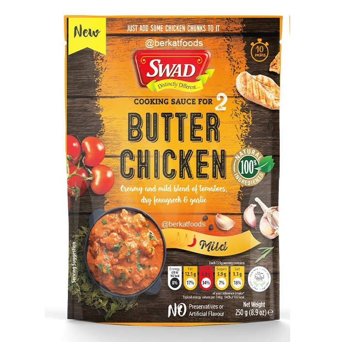 

Butter Chicken Sauce Swad / Saus Ayam Mentega India / Creamy Mild Blend