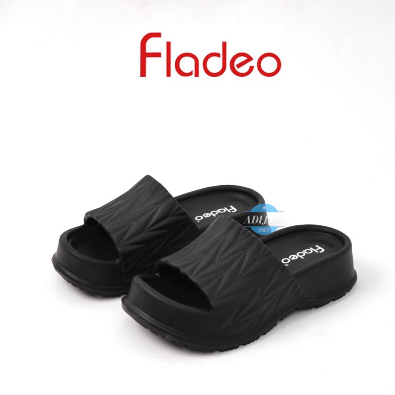 Harga Bersahabat Sandal Fladeo Slip On Wanita Sandal Wedges Wanita Hak Tinggi Sandal Jelly