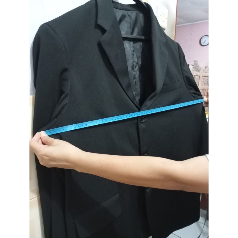Jas pria merk schoeller original warna hitam