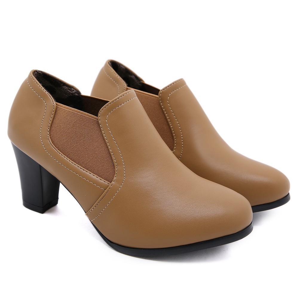 Stok Terbatas Xes X2168 Sepatu Boots Heels Wanita Import