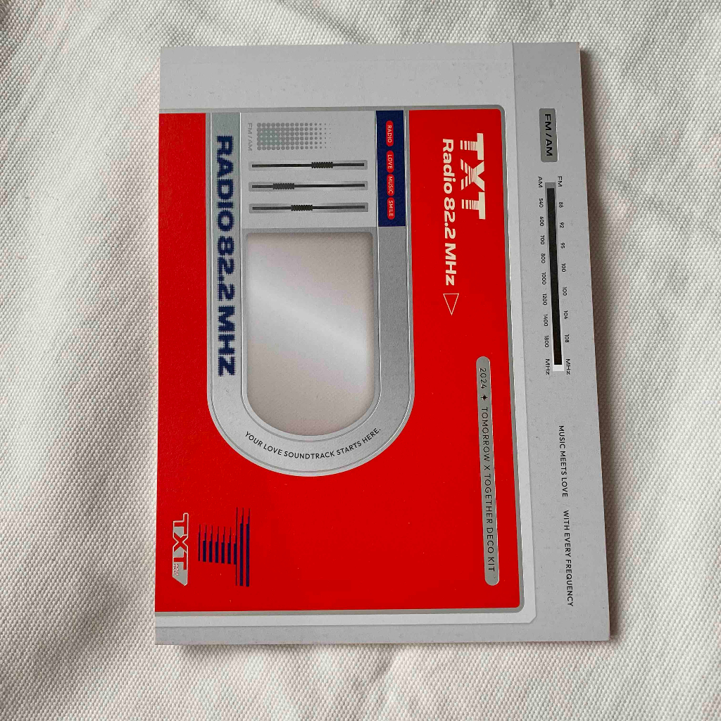 TXT Deco kit 2024 letter set + note ot5 yeonjun beomgyu soobin taehyun hueningkai group Tomorrow x T