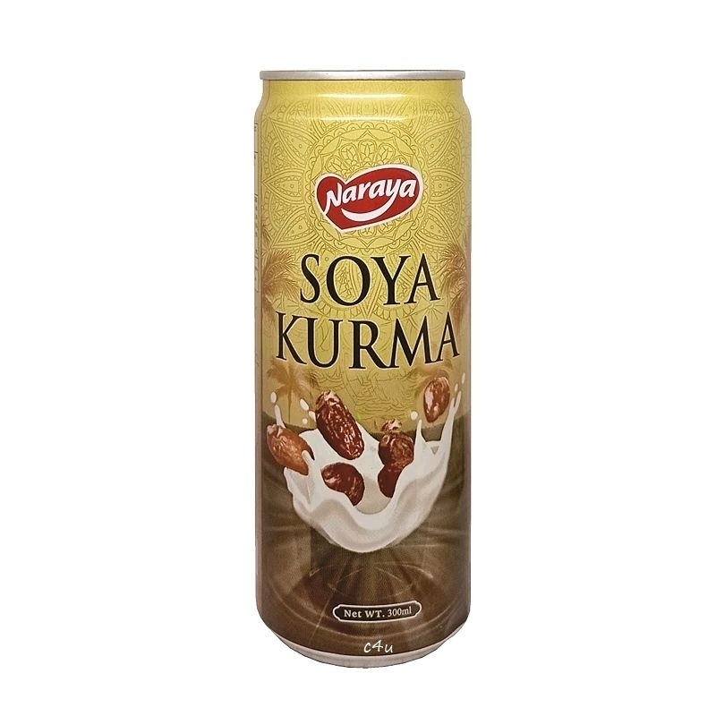 

Naraya SOYA KURMA - Minuman Sari Kedelai Rasa Kurma - 300 ml KALENG