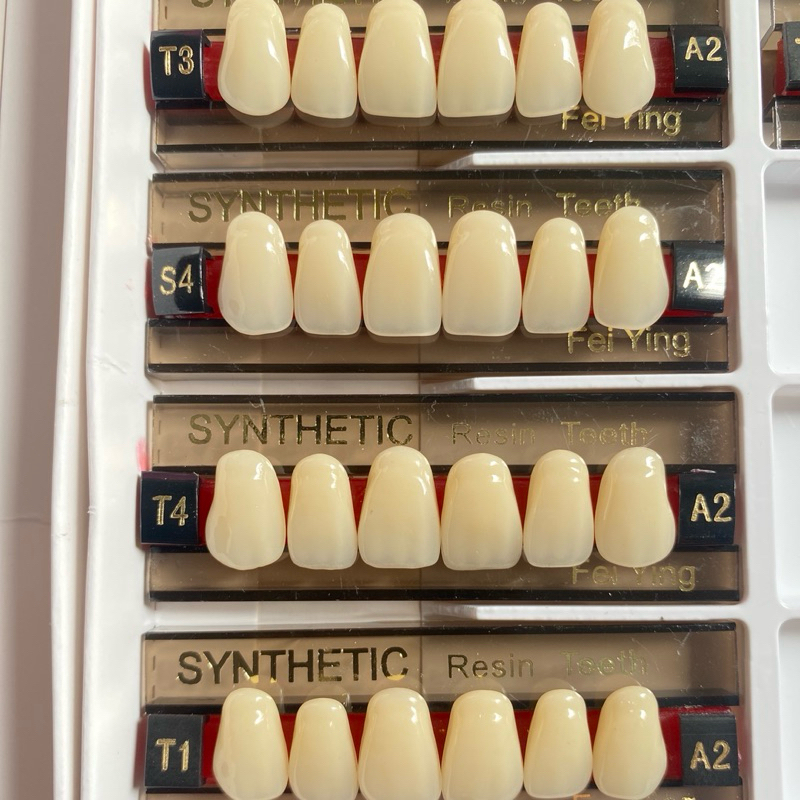 Synthetic Anasir Artificial Gigi Palsu Depan Anterior Seri Dental lab / gigi palsu / gigi tiruan