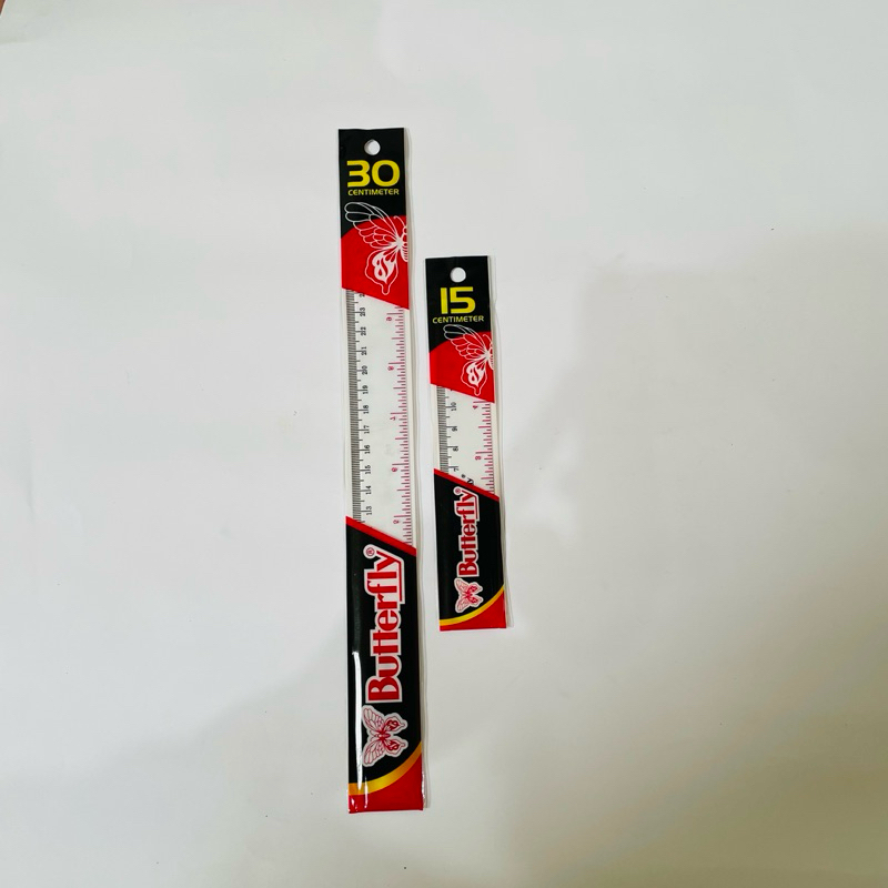 

Penggaris Plastik Bening Butterfly