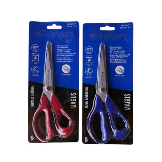 

Gunting Besar / Gunting Kain / Gunting Bahan / Gunting Kertas / Scissors Kangaro MG-85Y