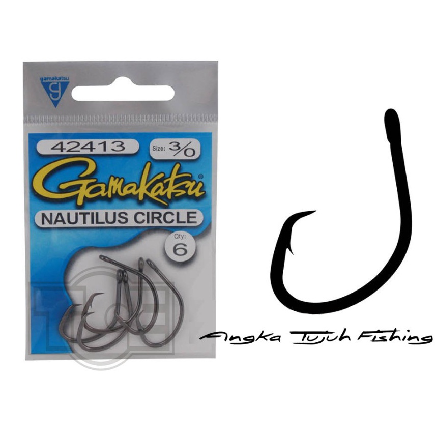 Sale Terbatas Kail Hook Gamakatsu Nautilus Circle Hook