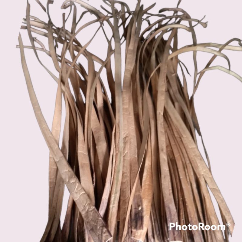 eceng gondok pipih gepeng bahan anyaman kerajinan