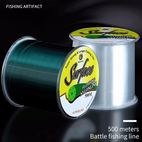 Ready Senar Pancing Jerman Fishing Line Nilon 5m Pancing Laut Kuat Anti Keriting Senar