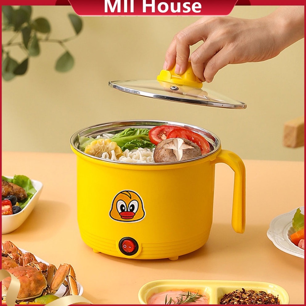 PALING DICARI Panci Listrik Multifunctional Electric Frying Pan Panci Listrik Lapisan TeflonPanci Li