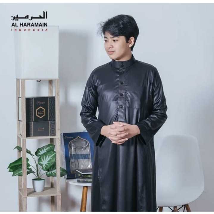 Gamis Pria alharamain viet hitam