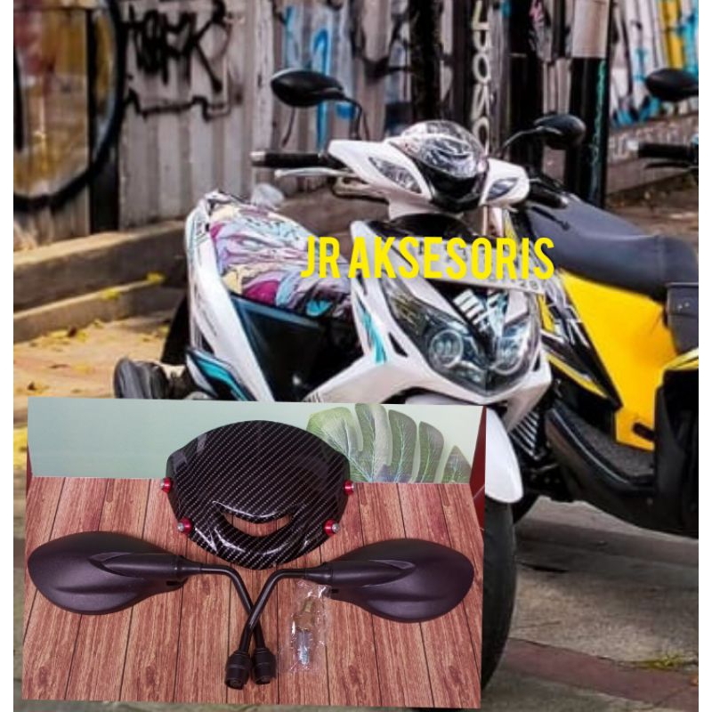 PAKET VISOR PLUS SPION XEON KARBU 125